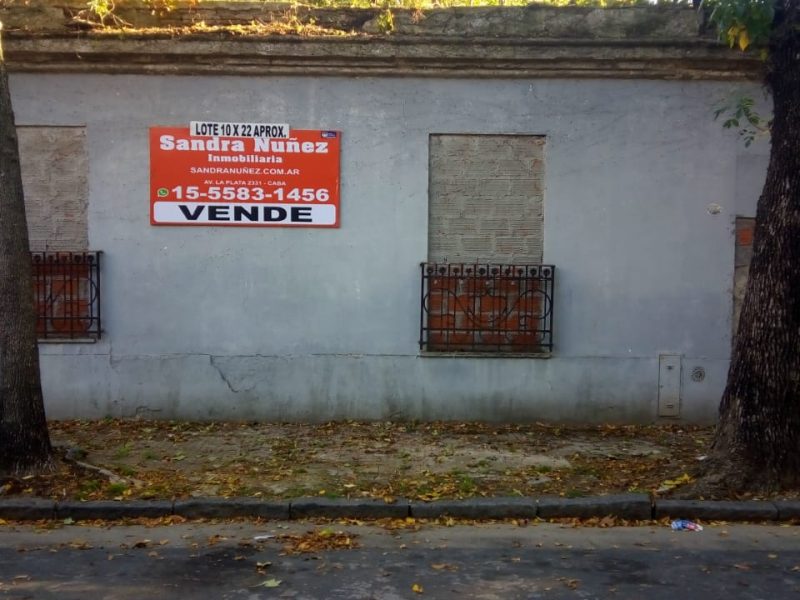 TERRENO EN VENTA EN BARRACAS